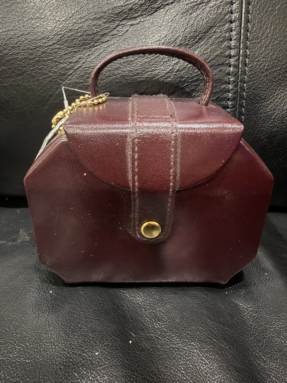 NWT Dulwich Designs Travel Jewelry Box Folding Case Burgundy Ring Roll S Womens